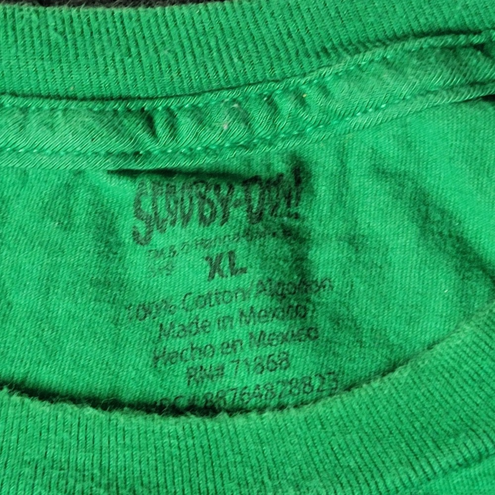 Scooby Doo What Happens in the Van Stays in the Van Green Cotton T-Shirt XL - Picture 3 of 5